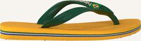 Gele HAVAIANAS Teenslippers BRASIL LOGO KIDS - medium