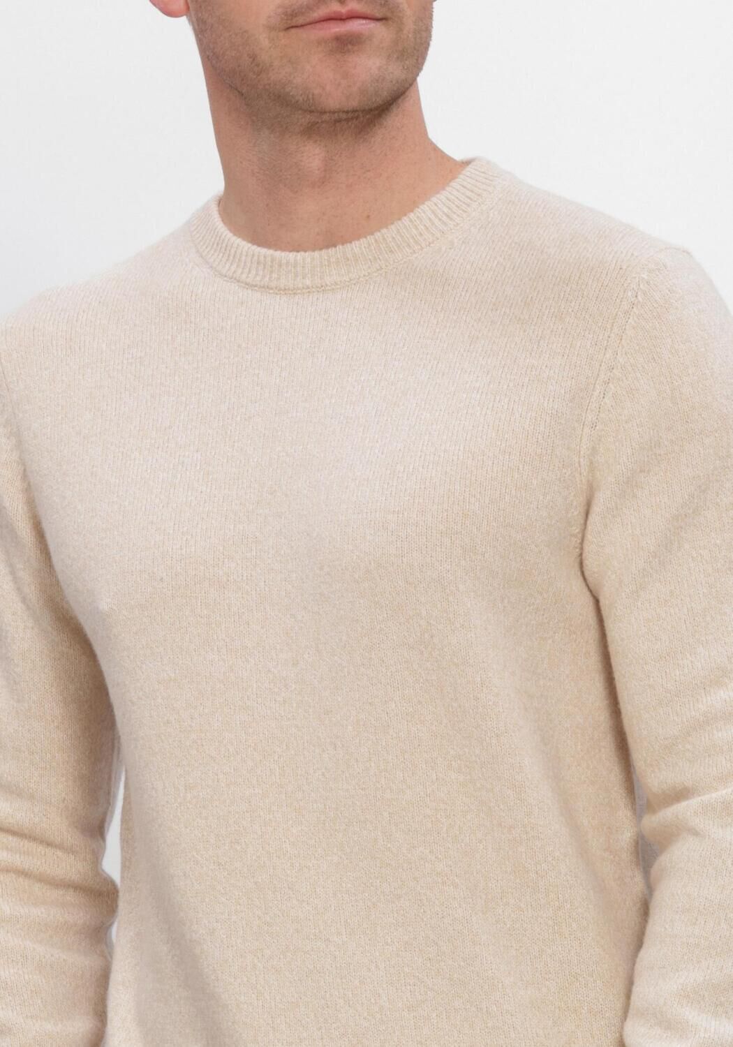 PROFUOMO Heren Truien & Vesten Pullover Crew Neck 80 20 Beige