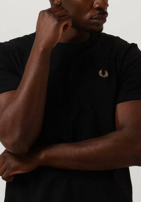 Zwarte FRED PERRY T-shirt RINGER T-SHIRT - large