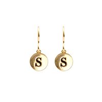 Gouden ATLITW STUDIO Oorbellen CHARACTER EARRINGS LETTER GOLD Gouden ATLITW STUDIO Oorbellen CHARACTER EARRINGS LETTER GOLD - medium