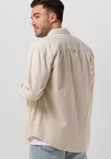 Beige TOMMY JEANS Casual overhemd TJM RLX CHNKY CORDUROY SHIRT EXT - large