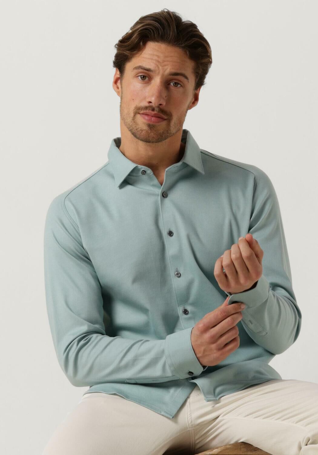 Desoto Casual Groen Overhemd Kent 1 1 Green Heren