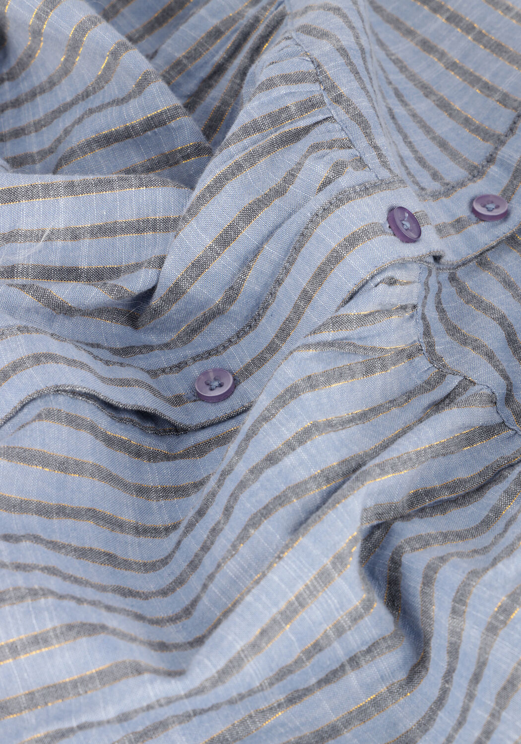 Lichtblauwe LOLLYS LAUNDRY Blouses ALICIA SHIRT - large