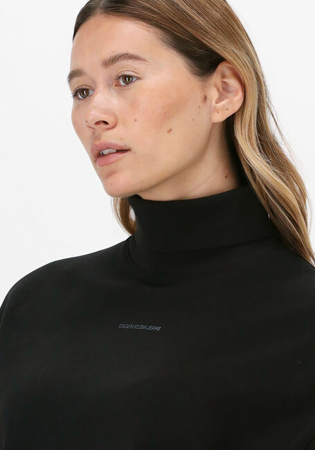 Zwarte CALVIN KLEIN Coltrui LOGO TRIM ROLL NECK - large