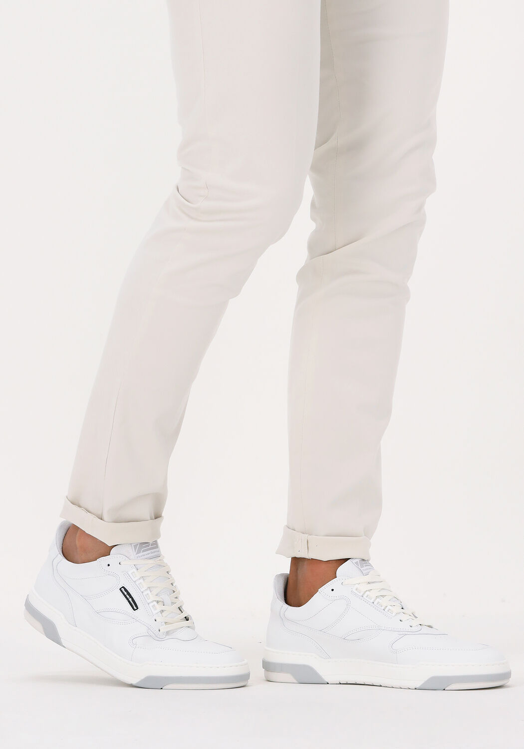 Witte FLORIS VAN BOMMEL Lage sneakers SFM-10115-01 - large