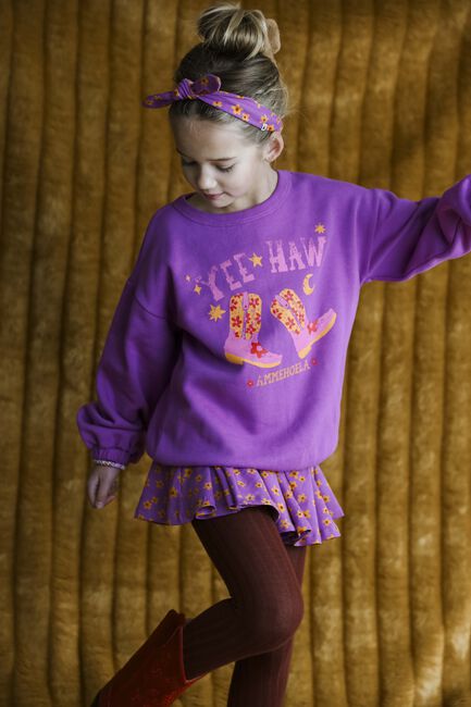 Paarse AMMEHOELA Sweater ROXY - large