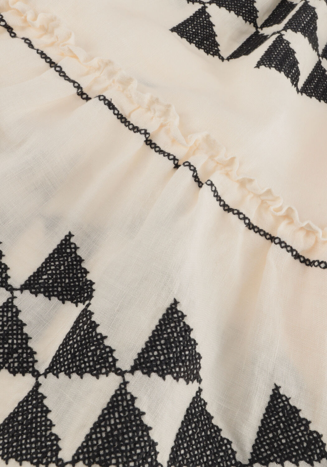 Ecru GREEK ARCHAIC KORI Mini jurk 230343 - large