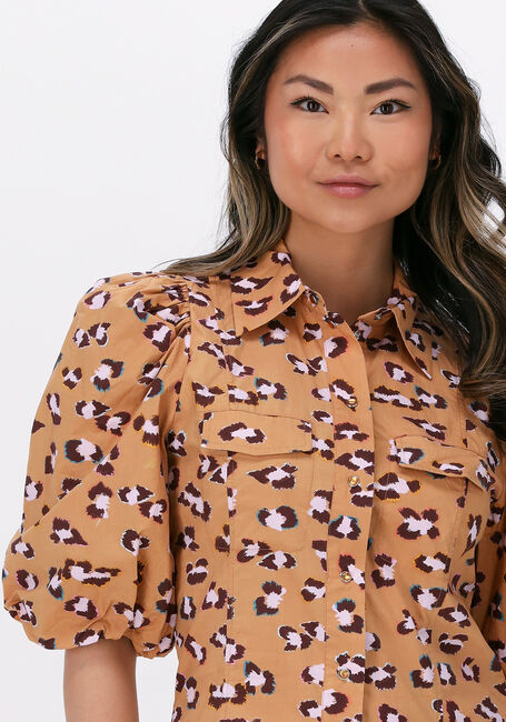 Bruine SECOND FEMALE Mini jurk KALMA NEW DRESS - large