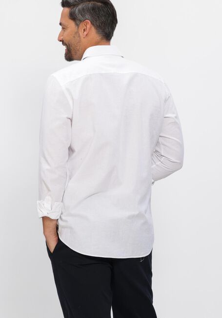 Witte PROFUOMO Casual overhemd SHIRT CUTAWAY SF CLASSIC - large