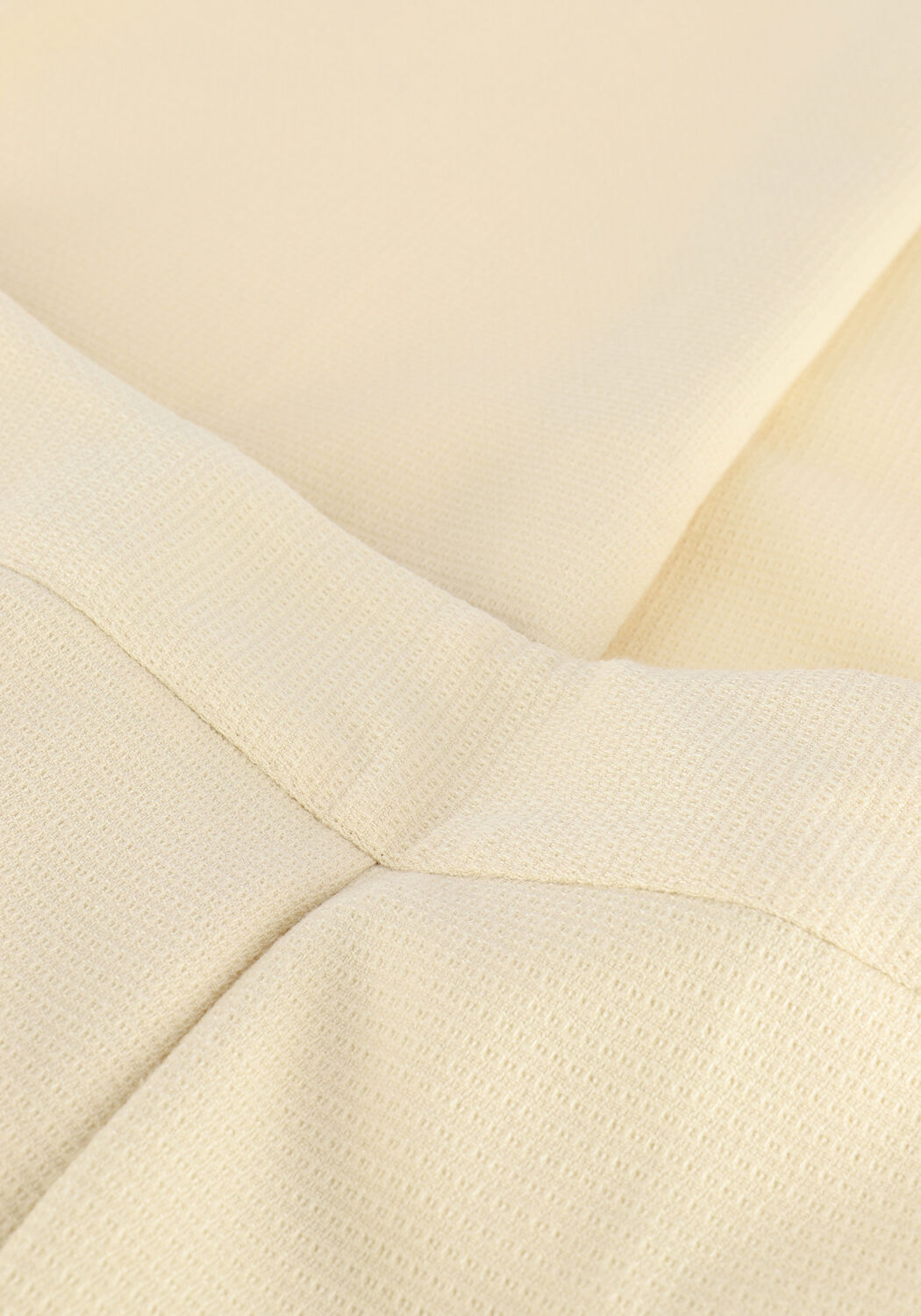 Creme CO'COUTURE Flared broek NITTIE WIDE PANT - large