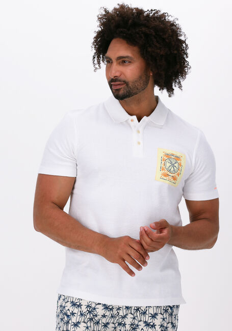 Witte SCOTCH & SODA Polo TOWELING POLO CONTAINS ORGANIC COTTON - large