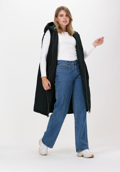 Zwarte NA-KD Bodywarmer OVERSIZED HOODED VEST - large