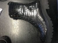 Zwarte NOTRE-V Veterboots A48205 SAMPLE - medium