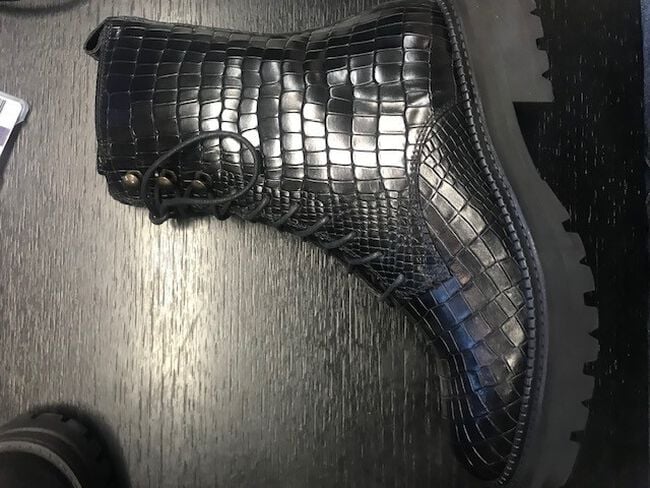 Zwarte NOTRE-V Veterboots A48205 SAMPLE - large