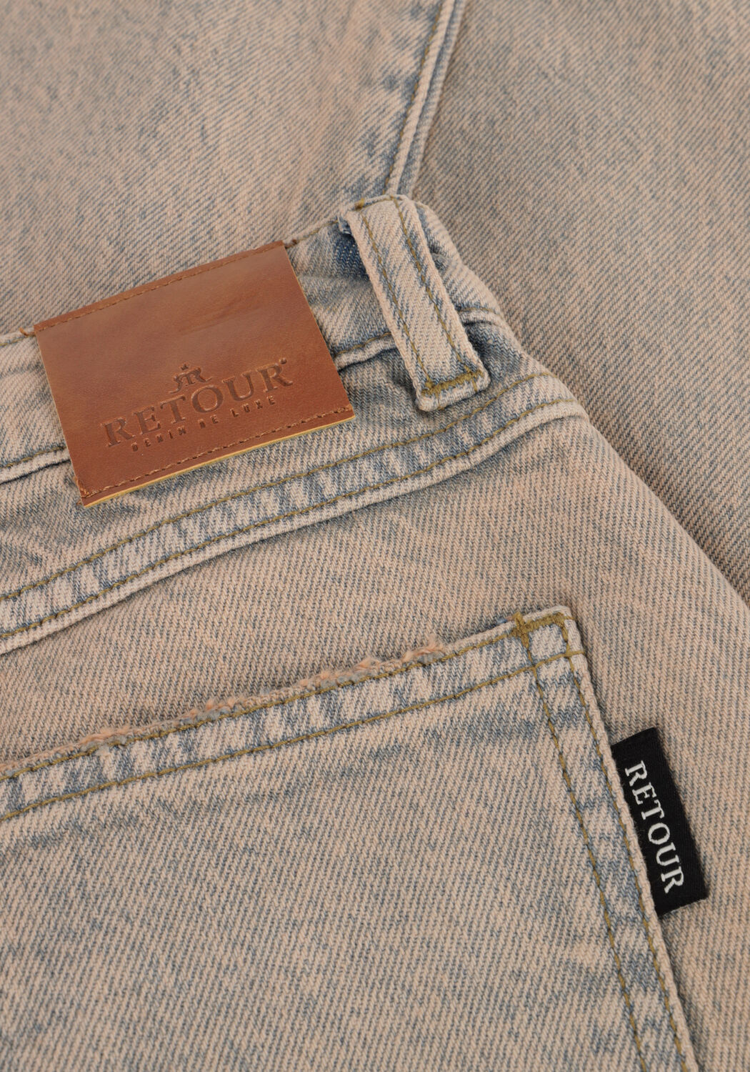 Blauwe RETOUR Wide jeans KIRA WIDE - large