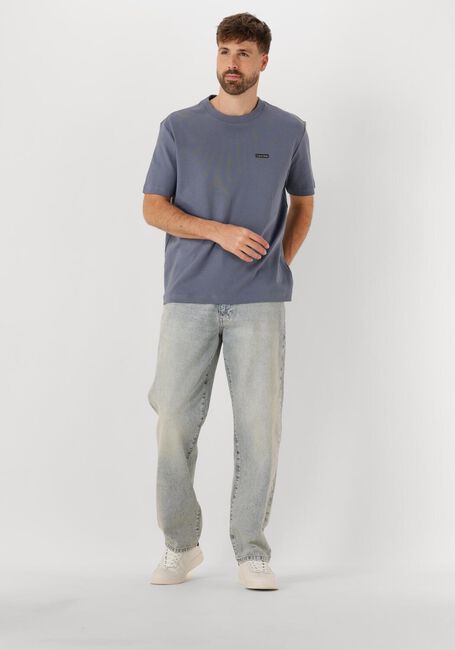 Grijze CALVIN KLEIN T-shirt CALVIN KLEIN LABEL TEE - large