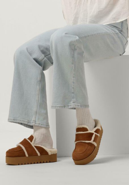Cognac NUBIKK Pantoffels TEDDY CHUNKY FUR Cognac NUBIKK Pantoffels TEDDY CHUNKY FUR - large