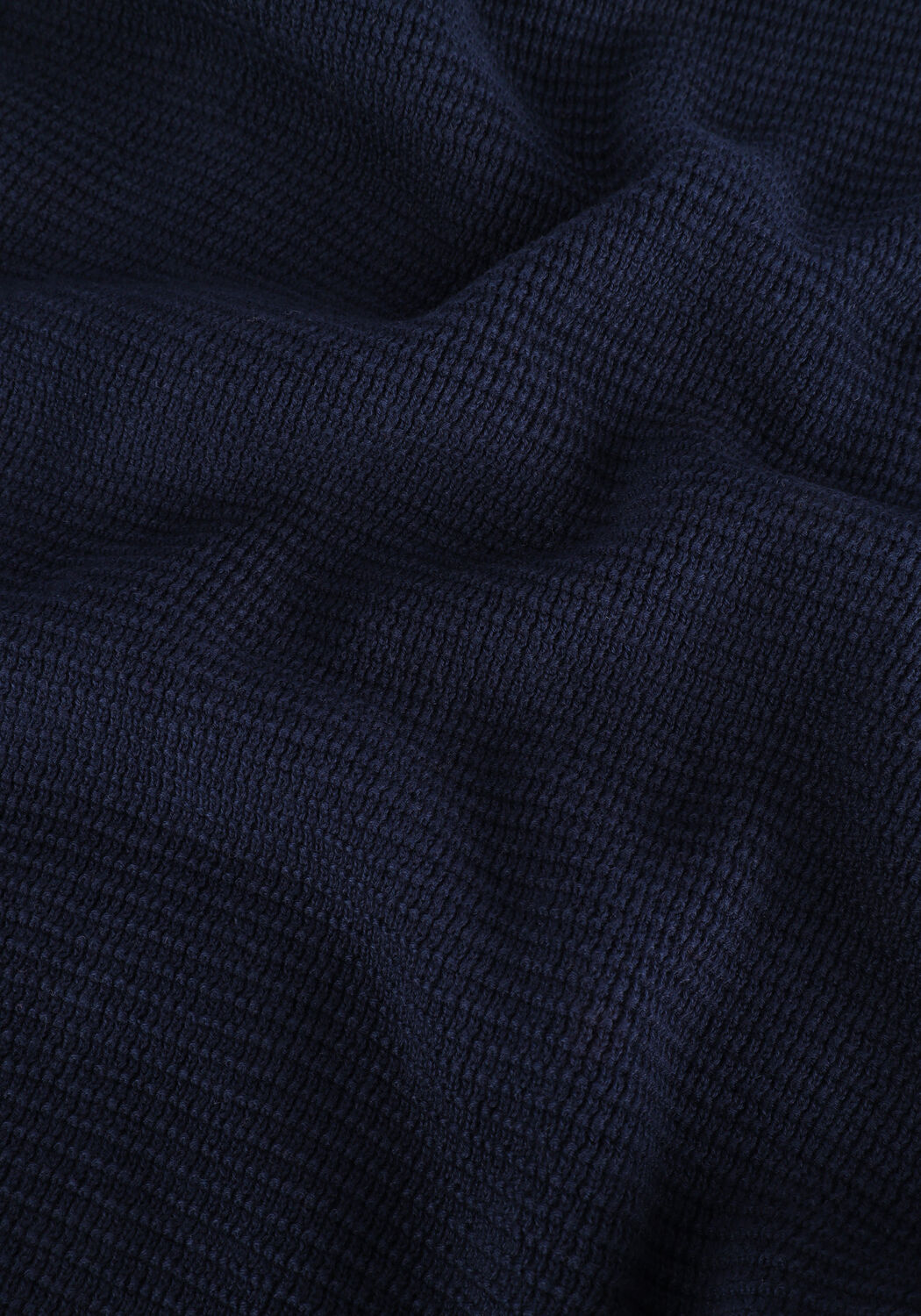 Blauwe SELECTED MEN Trui ROCKS LS KNIT CREW NECK W NAW - large