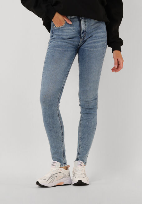 Lichtblauwe CALVIN KLEIN Skinny jeans HIGH RISE SKINNY - large