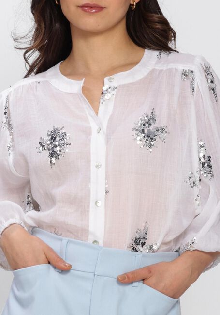 Witte NUKUS Blouses LYNN BLOUSE PAILLET - large