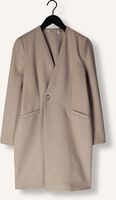 Taupe VANILIA Blazer LONG VISCOSE Taupe VANILIA Blazer LONG VISCOSE - medium