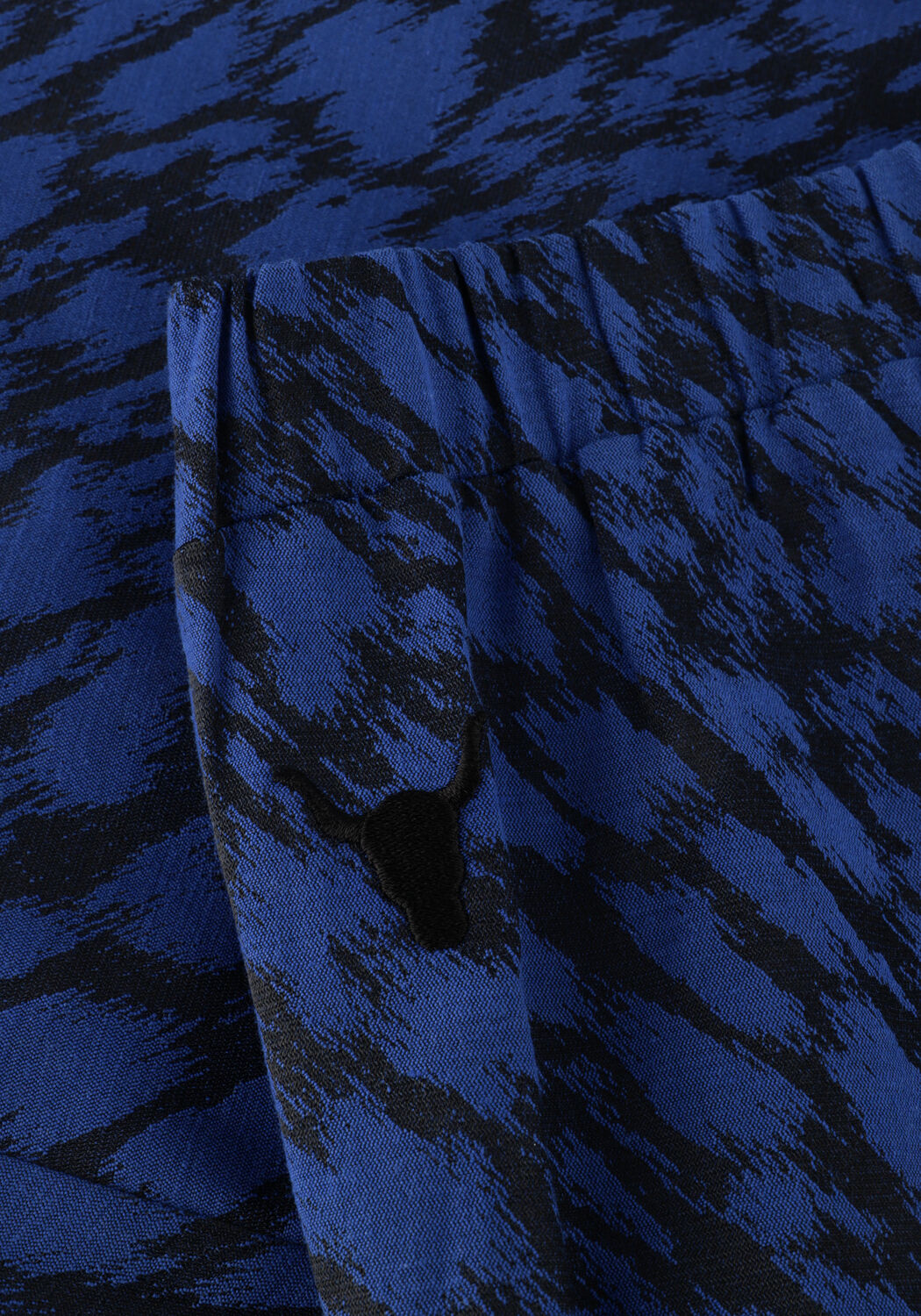 Blauwe ALIX THE LABEL Flared broek LADIES WOVEN SKETCHY ANIMAL FLARED PANTS - large