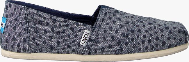 Blauwe TOMS Instappers CLASSIC - large