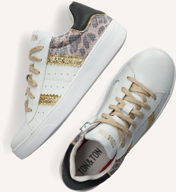 Witte TON & TON Lage sneakers ERICA Witte TON & TON Lage sneakers ERICA - large