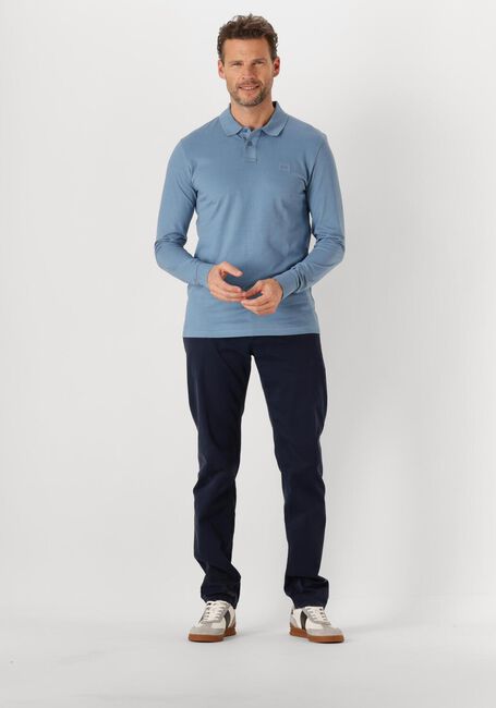 Lichtblauwe BOSS ORANGE Polo PASSERBY - large