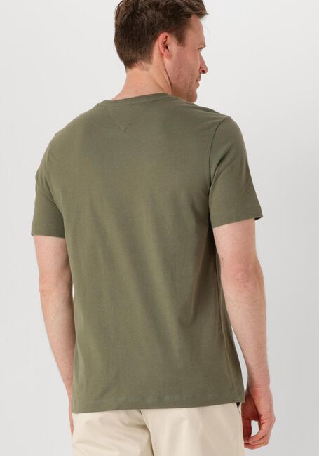 Olijf TOMMY HILFIGER T-shirt ESS SEASONAL REG FIT SOLID TEE - large