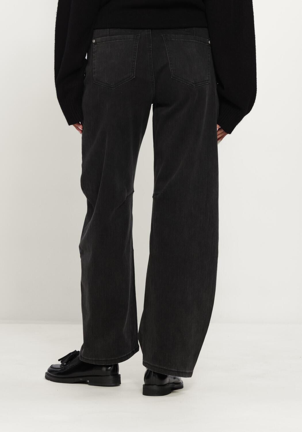 Zwarte SIMPLE Straight leg jeans WV-CO-EA-DEN-26-3 - large