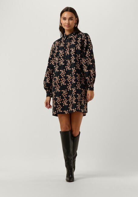 Zwarte SECOND FEMALE Mini jurk CLAUDE TUNIC DRESS - large