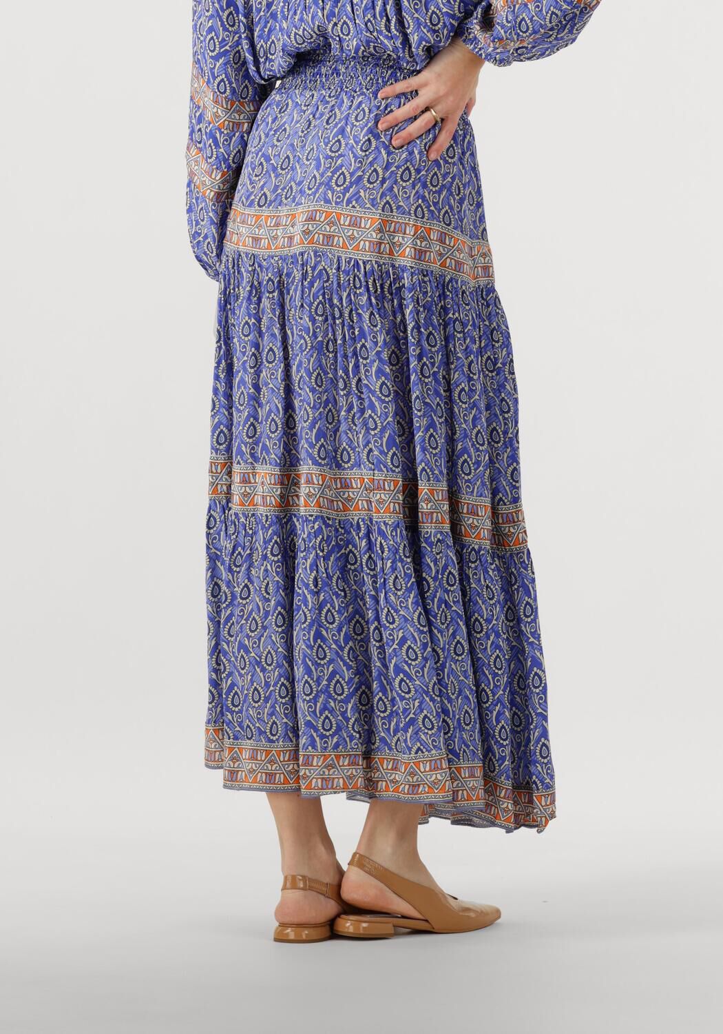 LOLLYS LAUNDRY Dames Rokken Diamondll Maxi Skirt Blauw