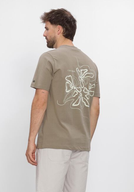 Taupe CAST IRON T-shirt SHORT SLEEVE R-NECK REGULAR FIT SINGLE JERSEY - large