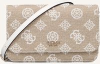 Witte GUESS Schoudertas LORALEE XBODY FLAP ORGANIZER Witte GUESS Schoudertas LORALEE XBODY FLAP ORGANIZER - medium