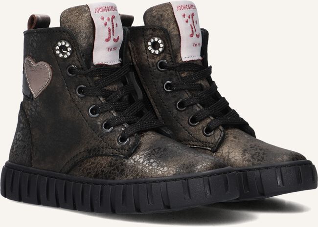 Zwarte JOCHIE & FREAKS Veterboots DELIA Zwarte JOCHIE & FREAKS Veterboots DELIA - large