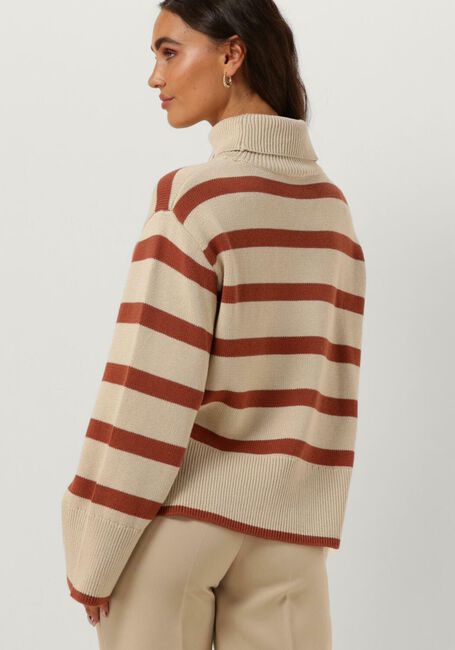 Creme MODSTRÖM Trui CORBINMD STRIPE T-NECK - large
