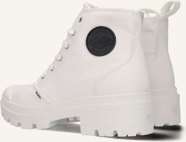 Witte PALLADIUM Veterboots PALLABASE TWILL Witte PALLADIUM Veterboots PALLABASE TWILL - large
