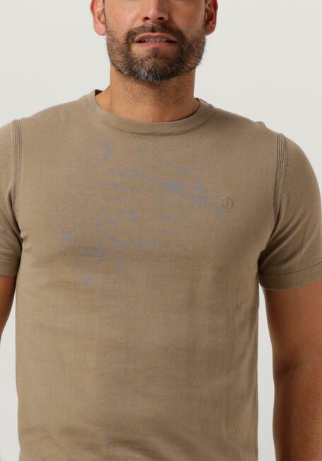 Beige DSTREZZED T-shirt DS_ZEKE TEE - large