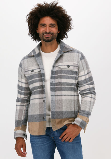 Grijze PROFUOMO Overshirt PONCE - large