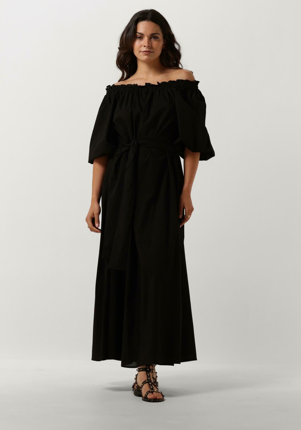Notre-v Dames Jurken Nv-danya Off Shoulder Dress Black Dames