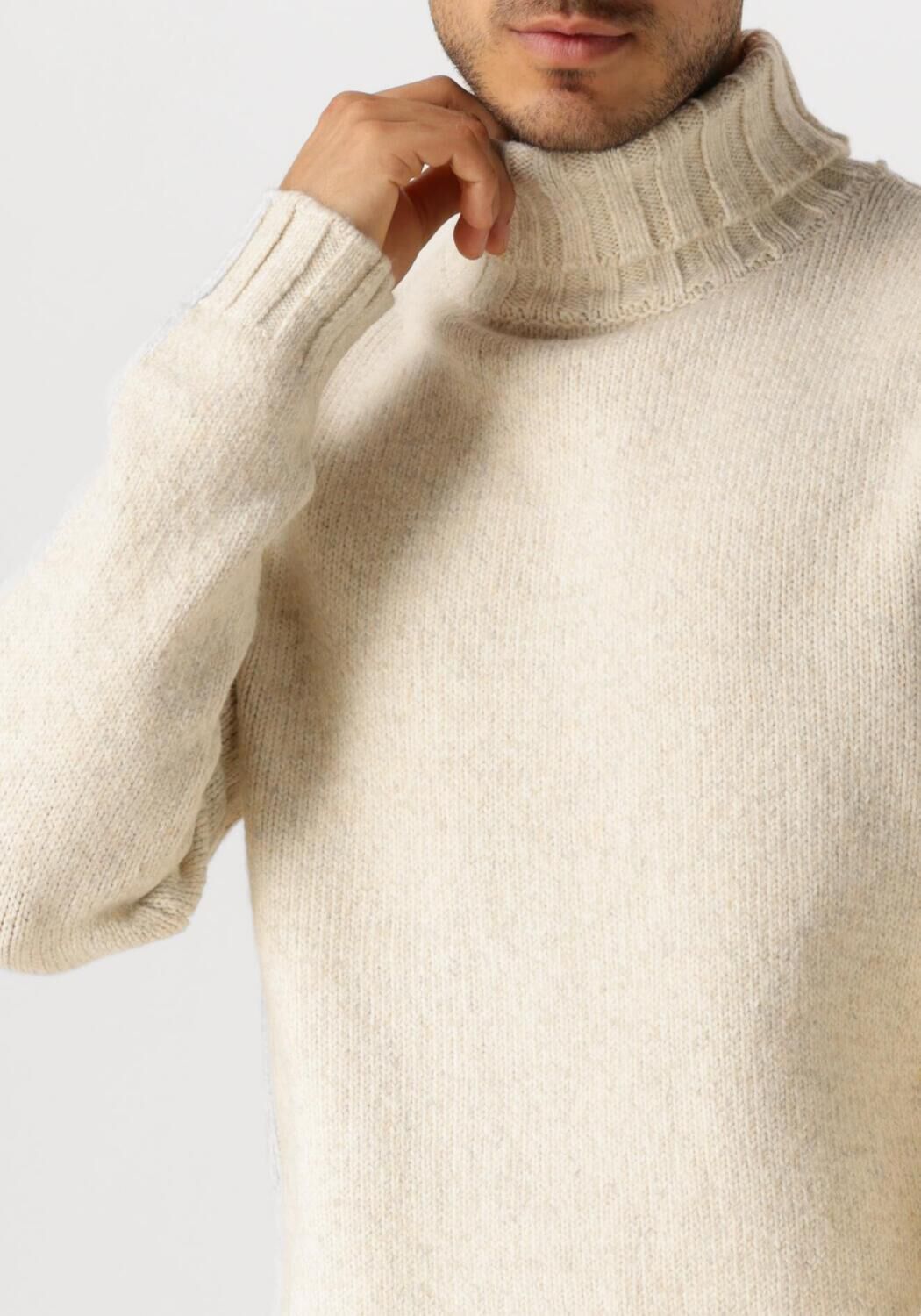 DSTREZZED Heren Truien & Vesten Ove Turtleneck Wit