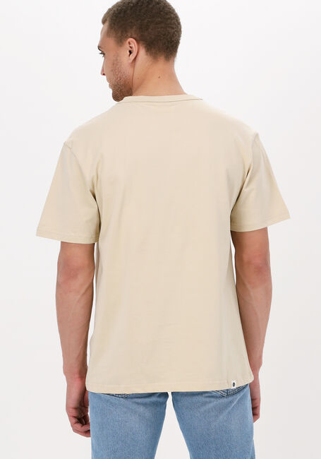 Bruine ANERKJENDT T-shirt AKKIKKI RUBBER LOGO TEE - large