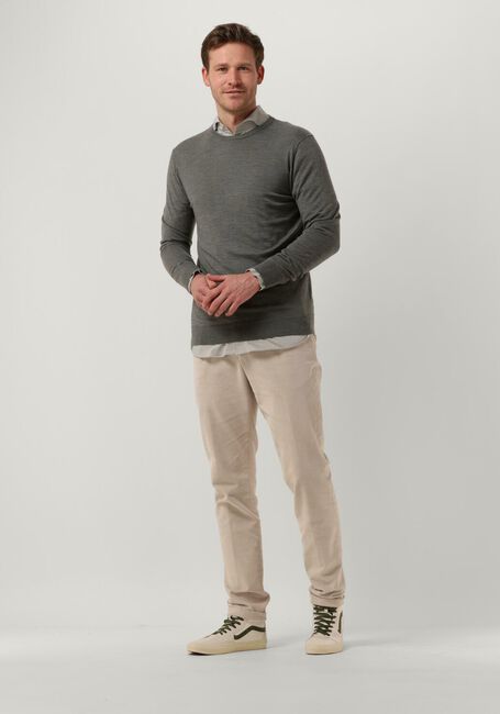 Grijze PROFUOMO Casual overhemd SHIRT X-CUTAWAY SC SF - large