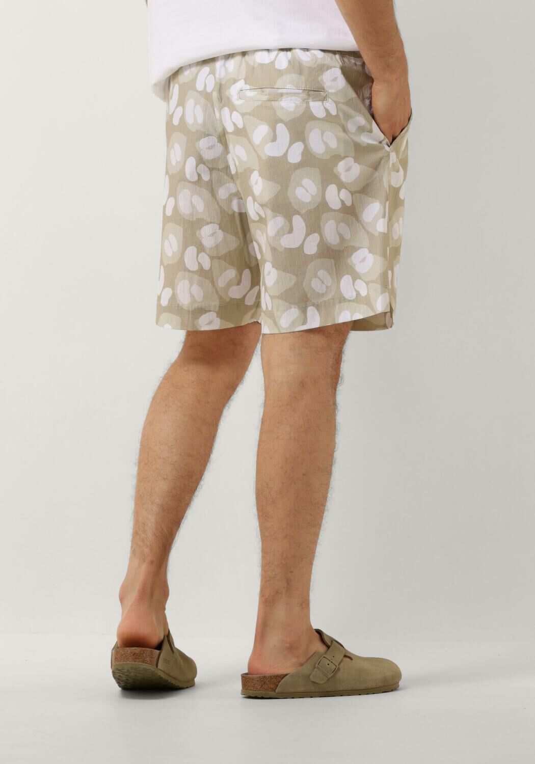 WOODBIRD Heren Broeken Wbbommy Leo Shorts Zand