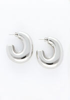Zilverkleurig NOTRE-V Oorbellen EARRING BIG - medium