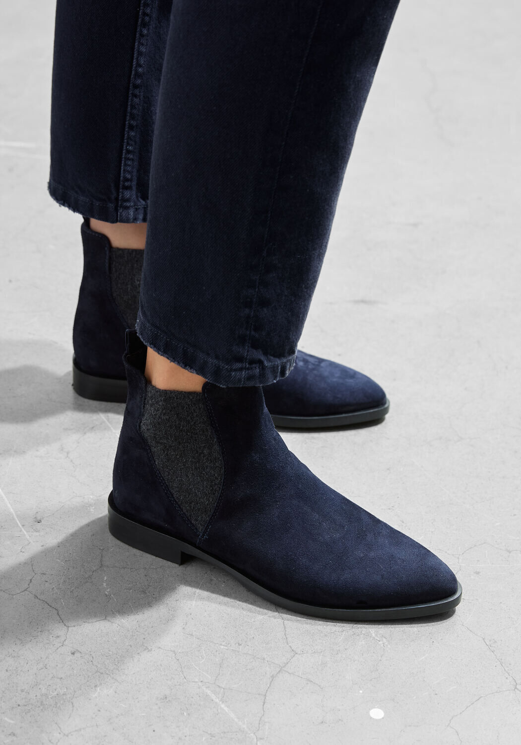 Blauwe STEFANO LAURAN Enkellaarsjes S3289 - medium