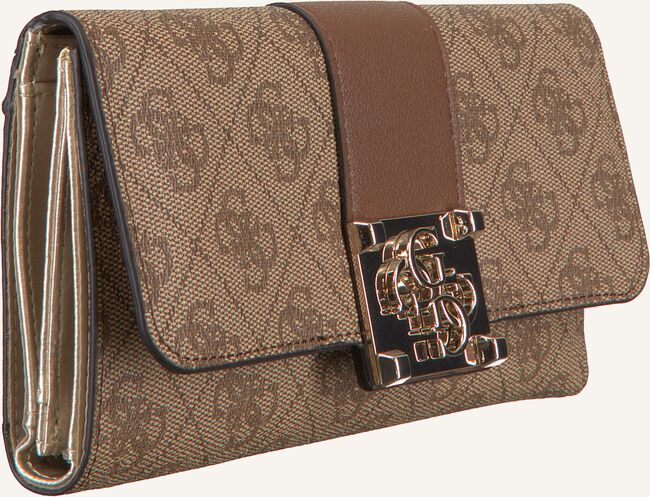 Bruine GUESS Portemonnee LOGO CITY SLG POCKET TRIFOLD Bruine GUESS Portemonnee LOGO CITY SLG POCKET TRIFOLD - large