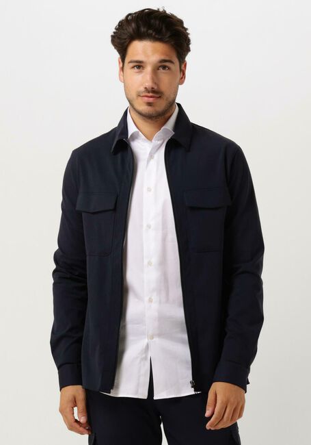 Donkerblauwe GENTI Overshirt S8286-1967 - large