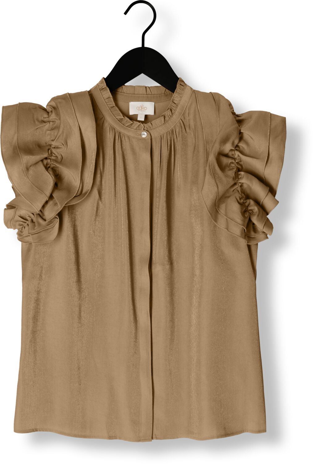 AAIKO Dames Blouses Gezana Shimmery Vis 355 Groen